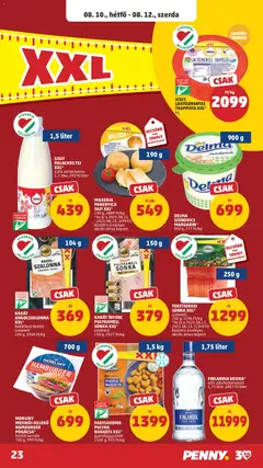 SISSY PALACKOS TEJ XXL*, 2,8% zsírtartalom 1,5 liter, 293 Ft/liter - amely érvényes a következő dátumtól: 2026.08.06. | Oldal: 26