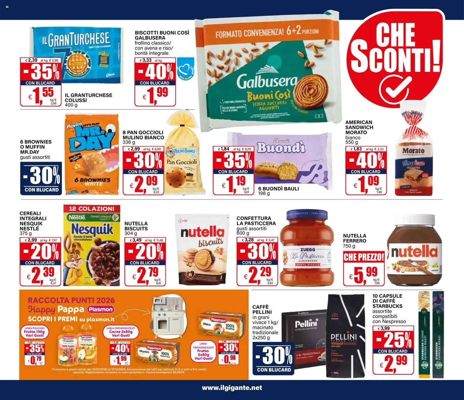 Volantino Il Gigante del 21.05.2026 | Pagina: 15 | Prodotti: Caffè, Manzo, Nutella, Albicocche