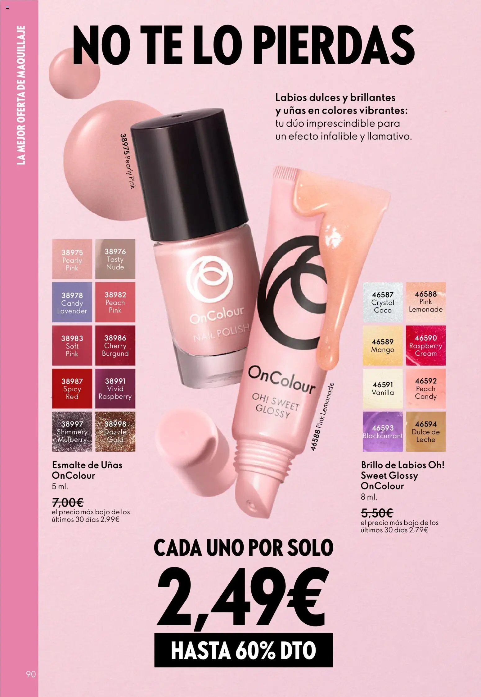 Oriflame - Catálogo Campaña 4 │ válido desde el 11.03.2026 | Página: 90 | Productos: Maquillaje, Brillo de labios, Τυρόπιτα, Té