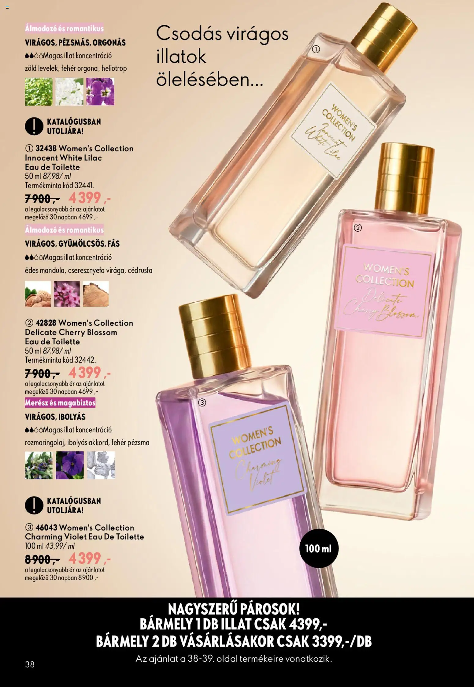 Oriflame akciós ujság - amely érvényes a következő dátumtól: 2026.09.09. | Oldal: 38