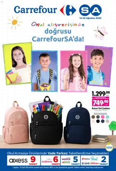 14 Ağustos 2026 tarihinden itibaren geçerli olan CarrefourSA kataloğu önizlemesi