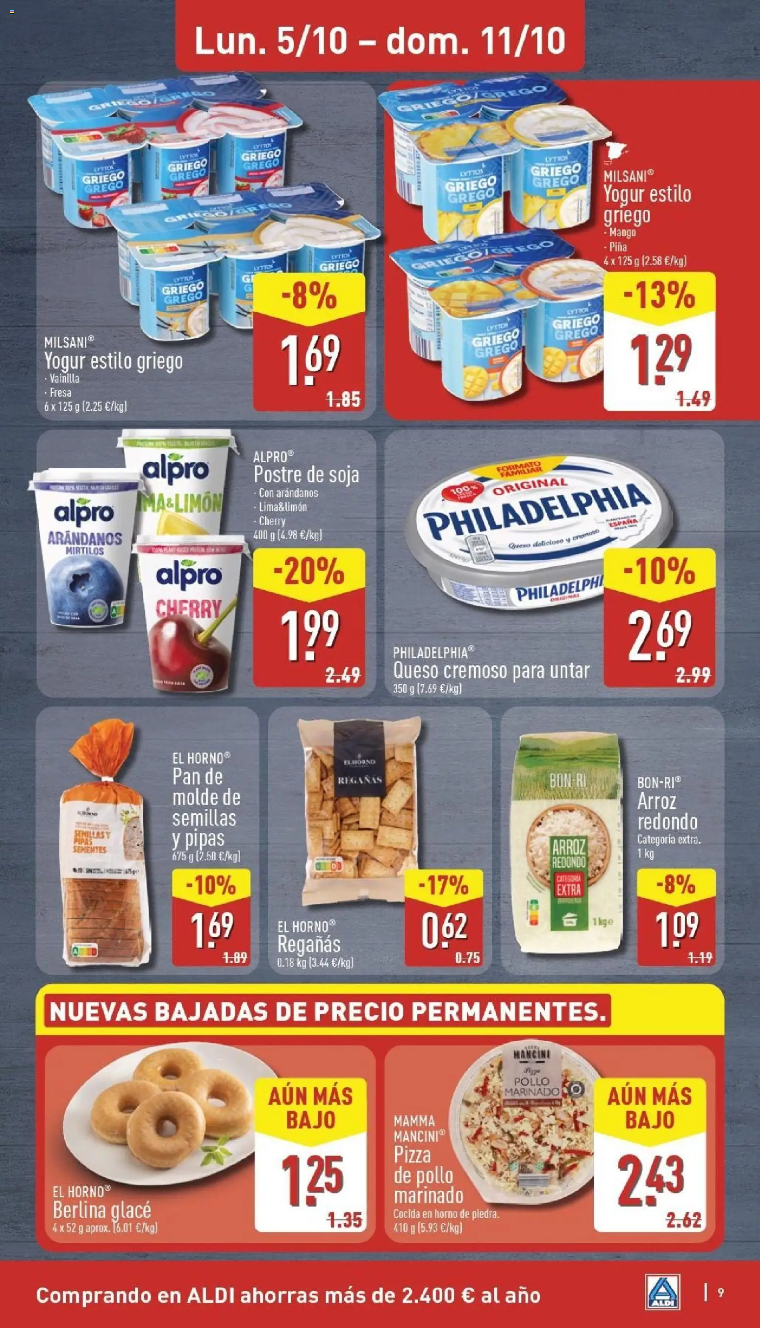 Aldi folleto Canarias │ válido desde el 05/10/2026 | Página: 9 | Productos: Piña, Vainilla, Horno, Pollo