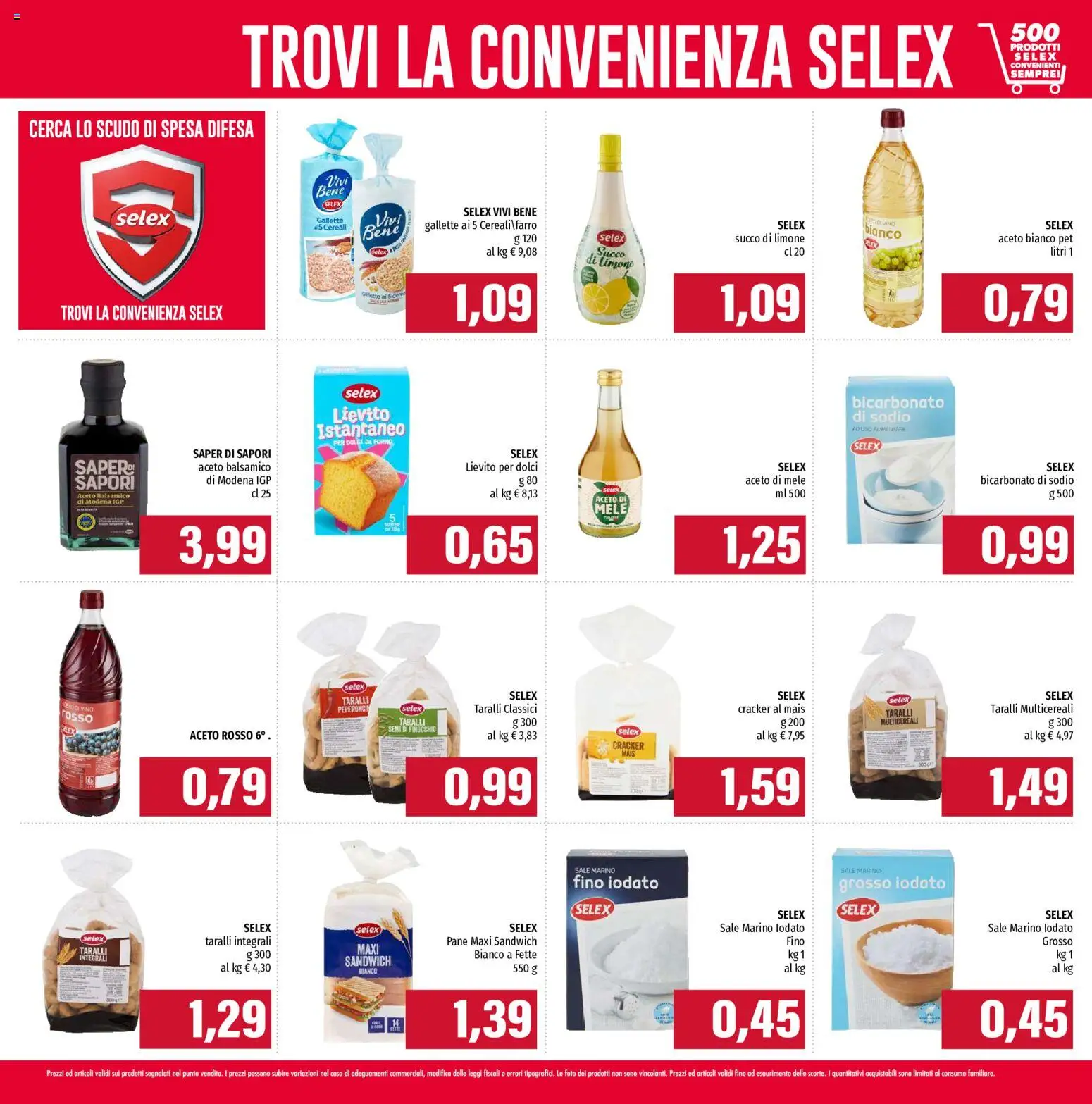 Volantino EMI del 24/09/2026 | Pagina: 5 | Prodotti: Mele, Cereali, Bicarbonato, Cracker