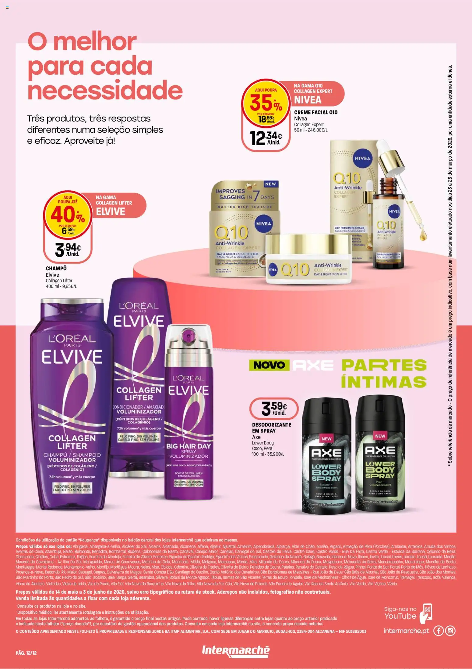 Intermarché Folheto Especial Beleza Contact │ válido de 14.05.2026 | Página: 12