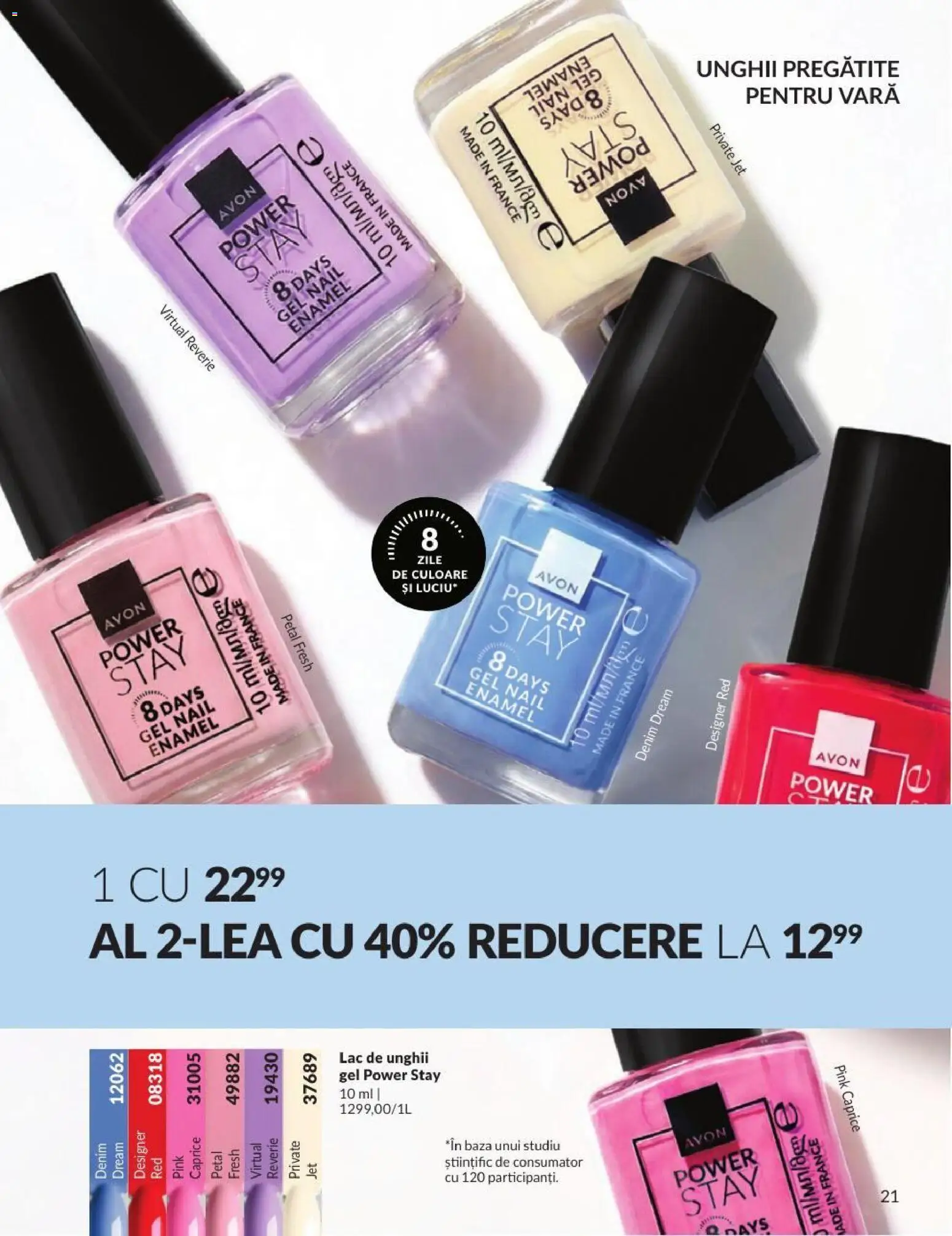 Noul catalog Avon – valabil de la 01.08.2026 | Pagină: 21 | Produse: Lac de unghii