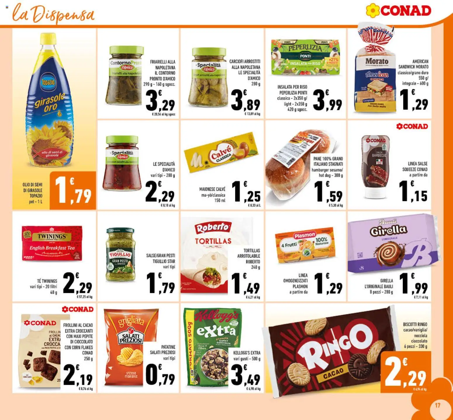 Volantino Conad del 06.05.2026 | Pagina: 17 | Prodotti: Riso, Barbecue, Friarielli, Frollini
