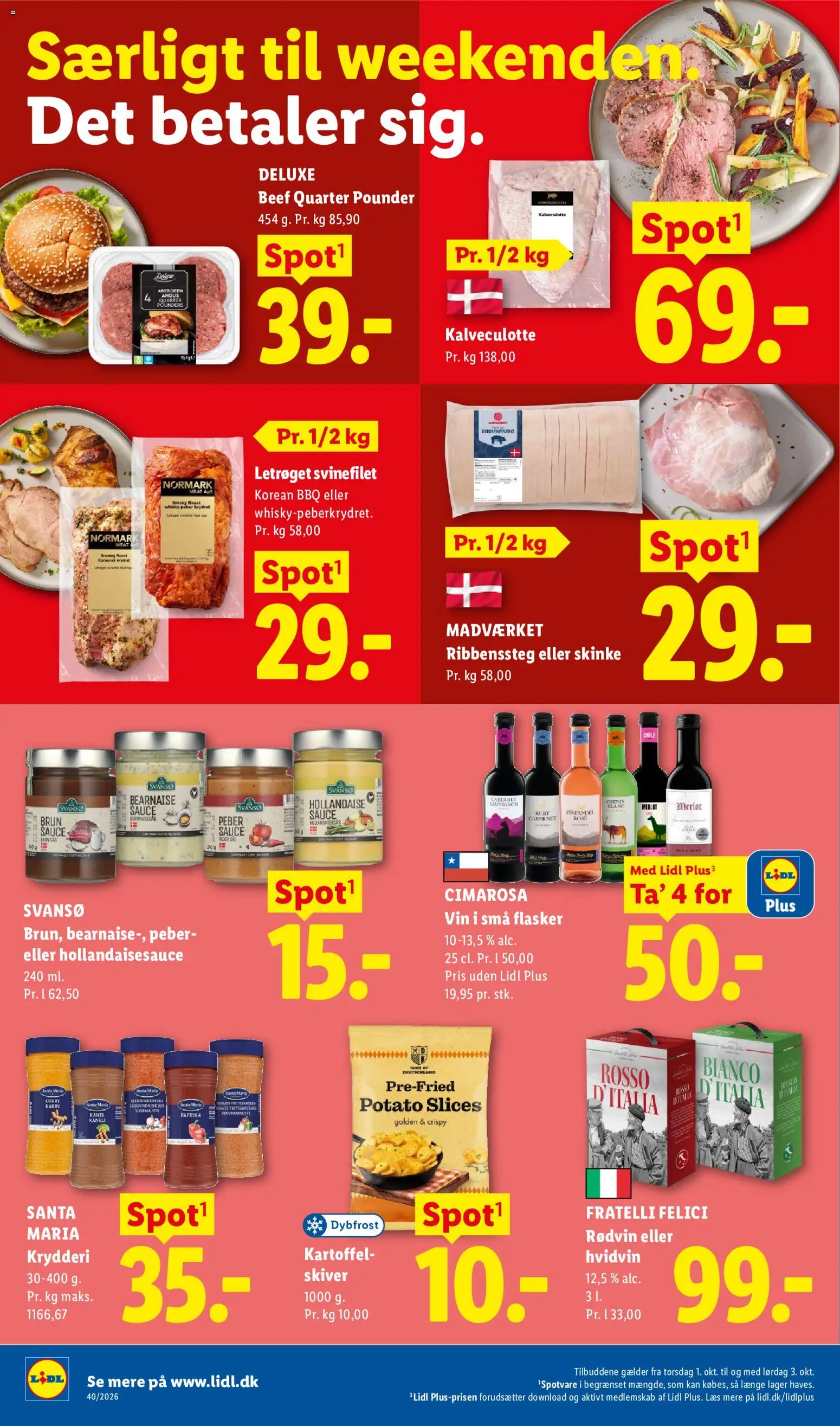 Lidl tilbudsavis – gyldig fra 27/09/2026 | Side: 36 | Produkter: Skinke, Vin, Whisky, Paprika
