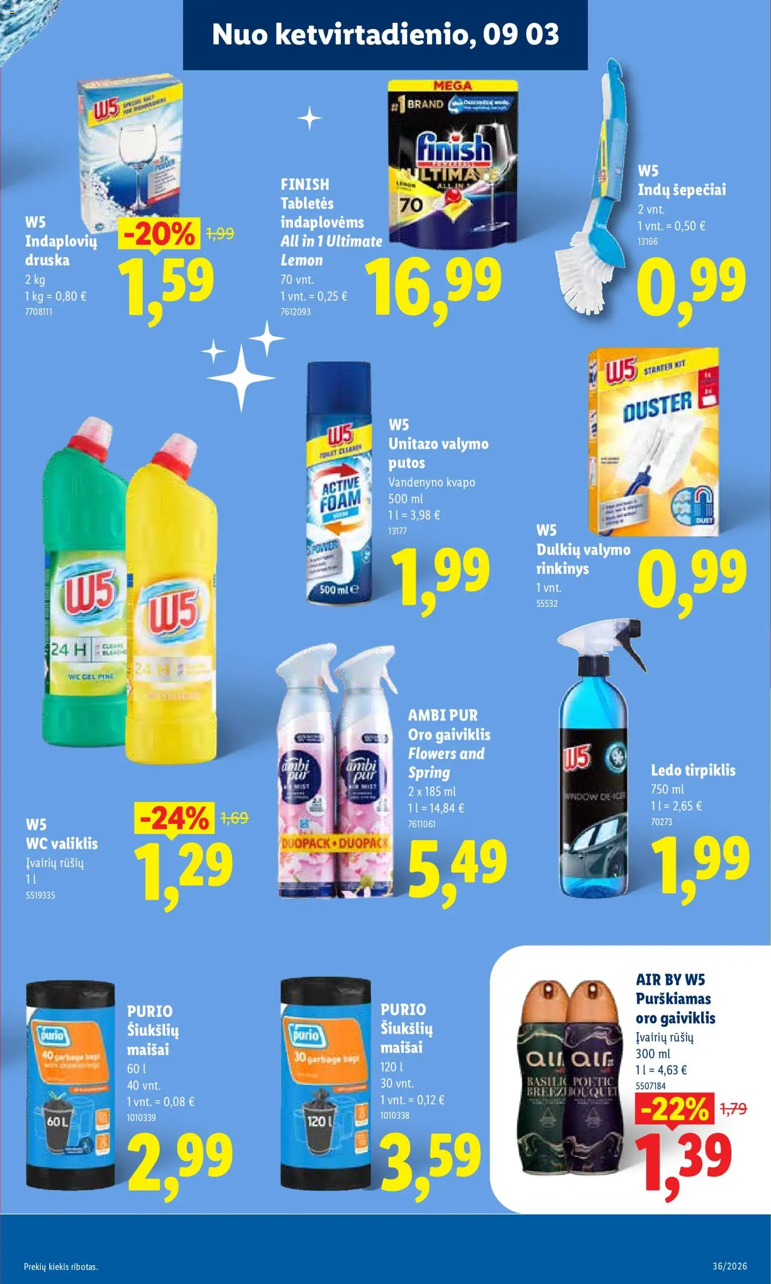 LIDL akcijos nuo 2026.08.31 | Puslapis: 31 | Prekių: Putos, Wc, Druska