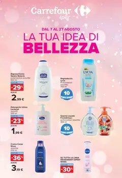Anteprima del volantino Carrefour volantino Iper Bellezza valido a partire dal 07/08/2026