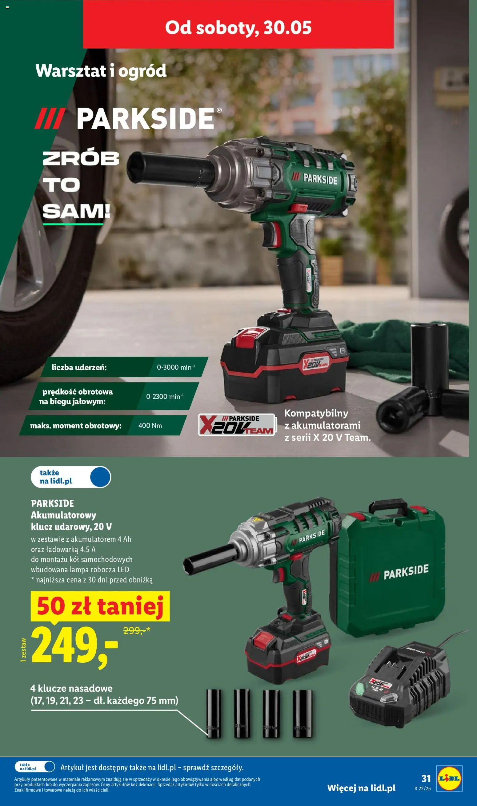 Lidl Polsko katalog od 25.05.2026 | Strana: 41 | Produkty: Parkside, Lampa, LED