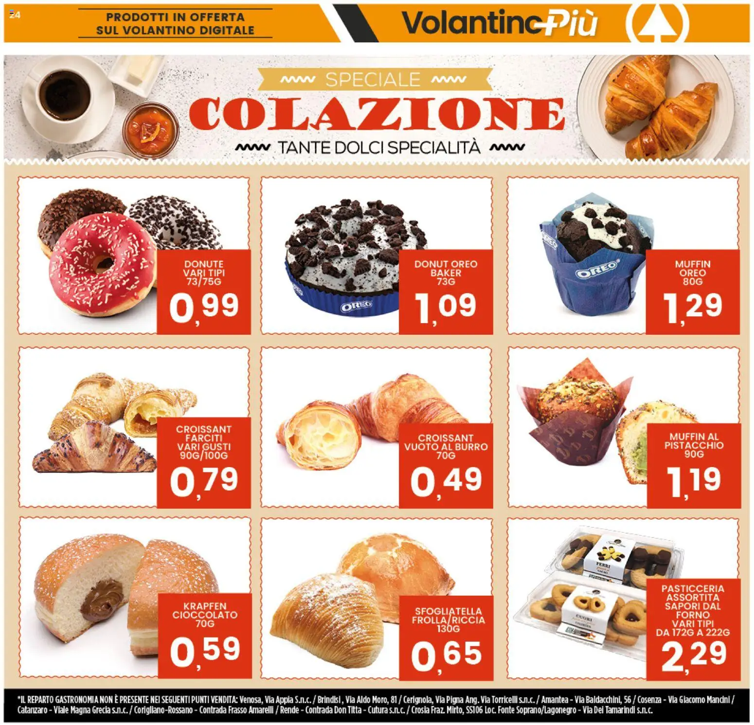 Volantino Interspar del 27.05.2026 | Pagina: 24 | Prodotti: Burro, Muffin, Croissant, Forno