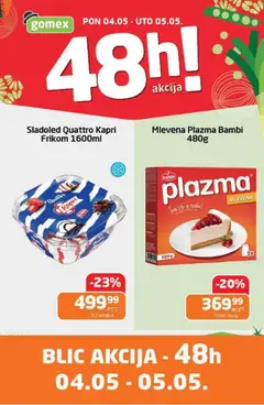 Gomex katalog Blic akcija - pregled Gomex kataloga - važi od 04.05.2026