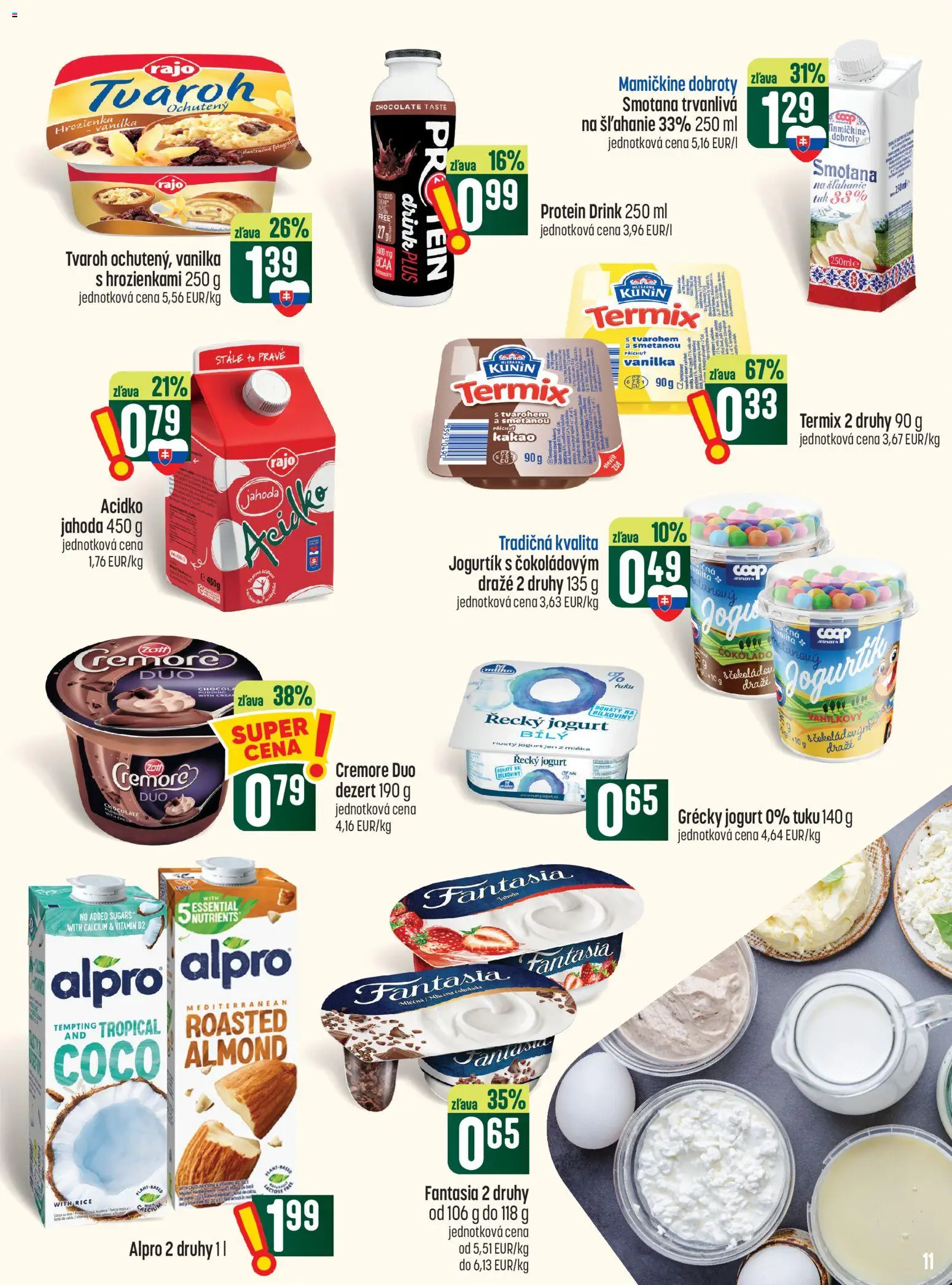 Nové COOP Jednota akcie – leták je platný od 22.10.2026 | Strana: 11