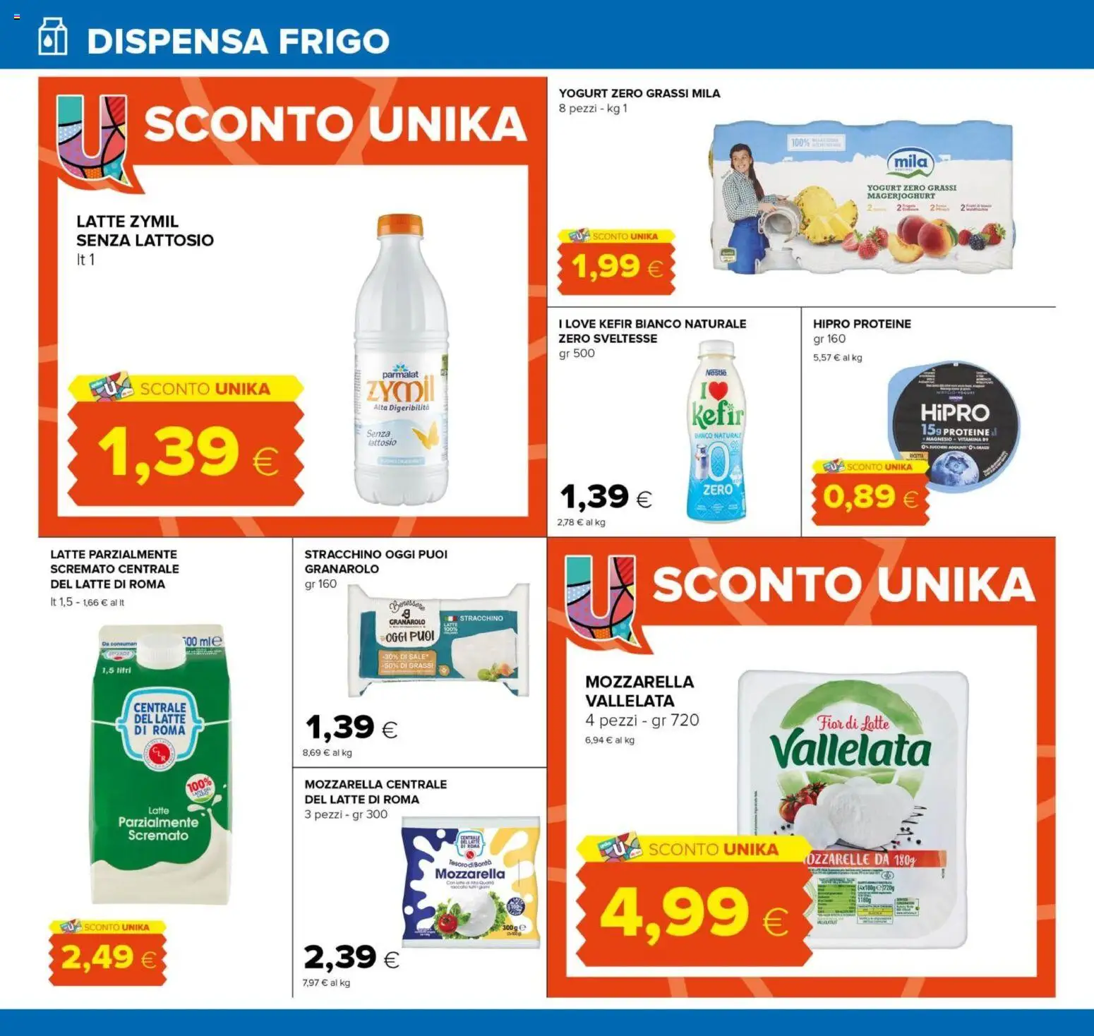 Volantino Oasi del 04.06.2026 | Pagina: 14 | Prodotti: Yogurt, Mozzarella, Latte, Stracchino