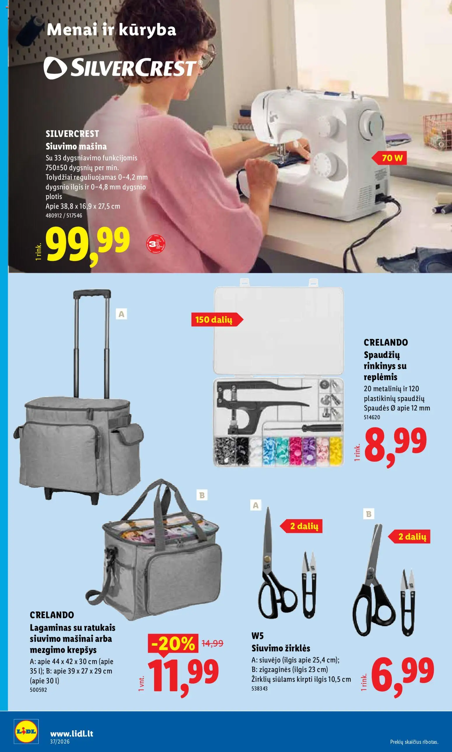LIDL akcijos nuo 2026.09.07 | Puslapis: 24 | Prekių: Krepšys, Lagaminas
