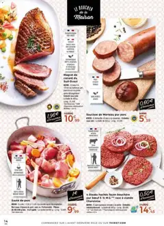 Thiriet - Prévisualisation de Thiriet - Catalogue Livraison 2026 valide à partir de 11/08/2026 | Page: 14 | Produits: Plancha, Saucisse, Viande, Saucisse de Morteau