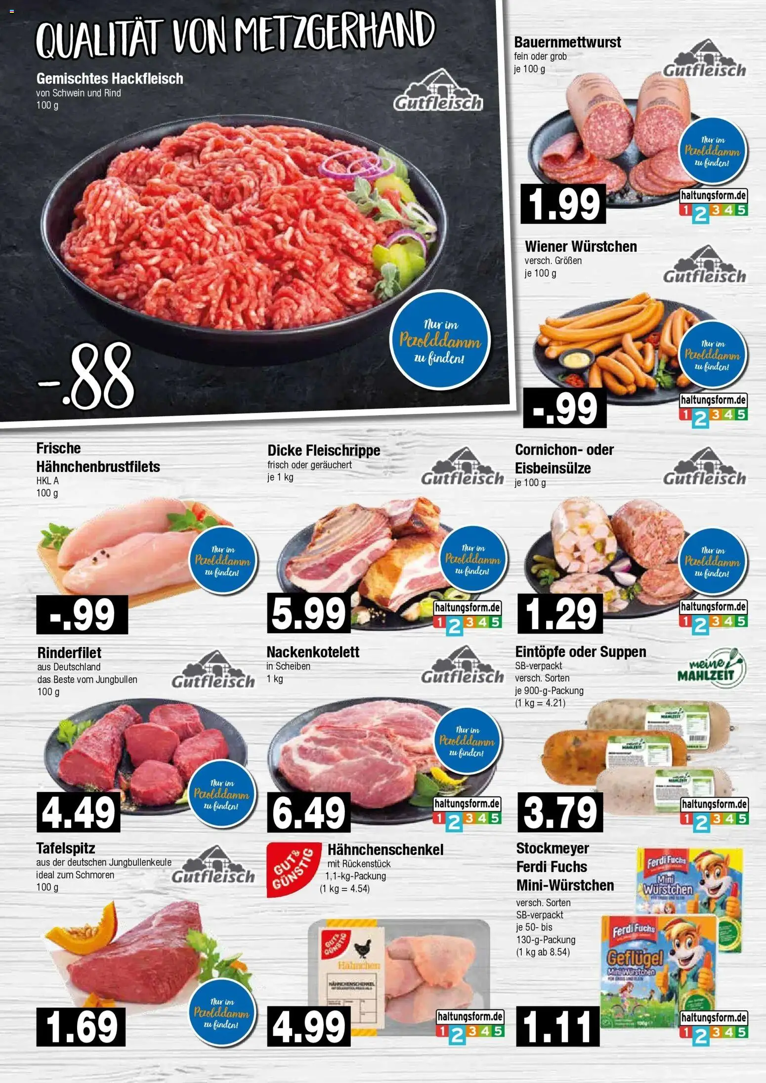 Edeka Prospekt Hamburg (ab 14.09.2026) » Angebote Online | Seite: 2 | Produkte: Wiener wurstchen, Hahnchenschenkel, Rinderfilet, Tür
