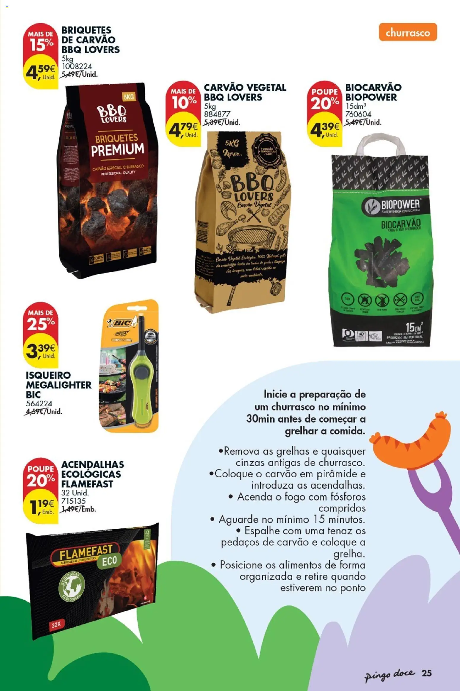 Pingo Doce Bazar Ar Livre │ válido de 05.05.2026 | Página: 27 | Produtos: Fósforos, Carvão vegetal