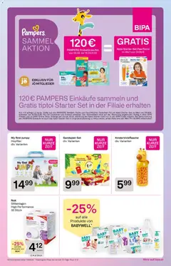 Bipa Flugblatt ab 06.08.2026 gültig | Seite: 3 | Produkte: Pampers, Waschmittel