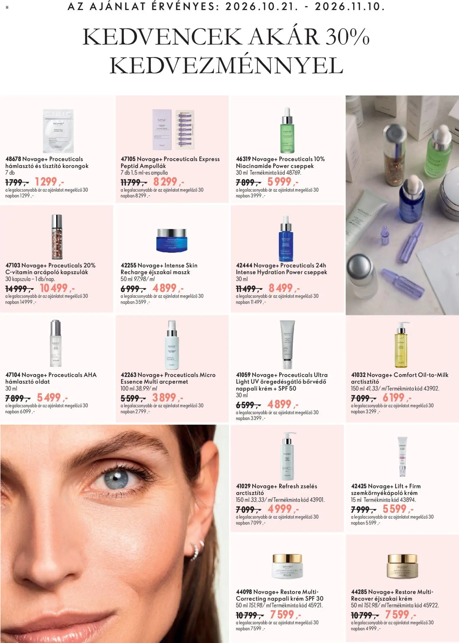 Oriflame akciós ujság - amely érvényes a következő dátumtól: 2026.10.21. | Oldal: 8 | Termékek: Kapszula, Tisztító, Krém, Hámlasztó