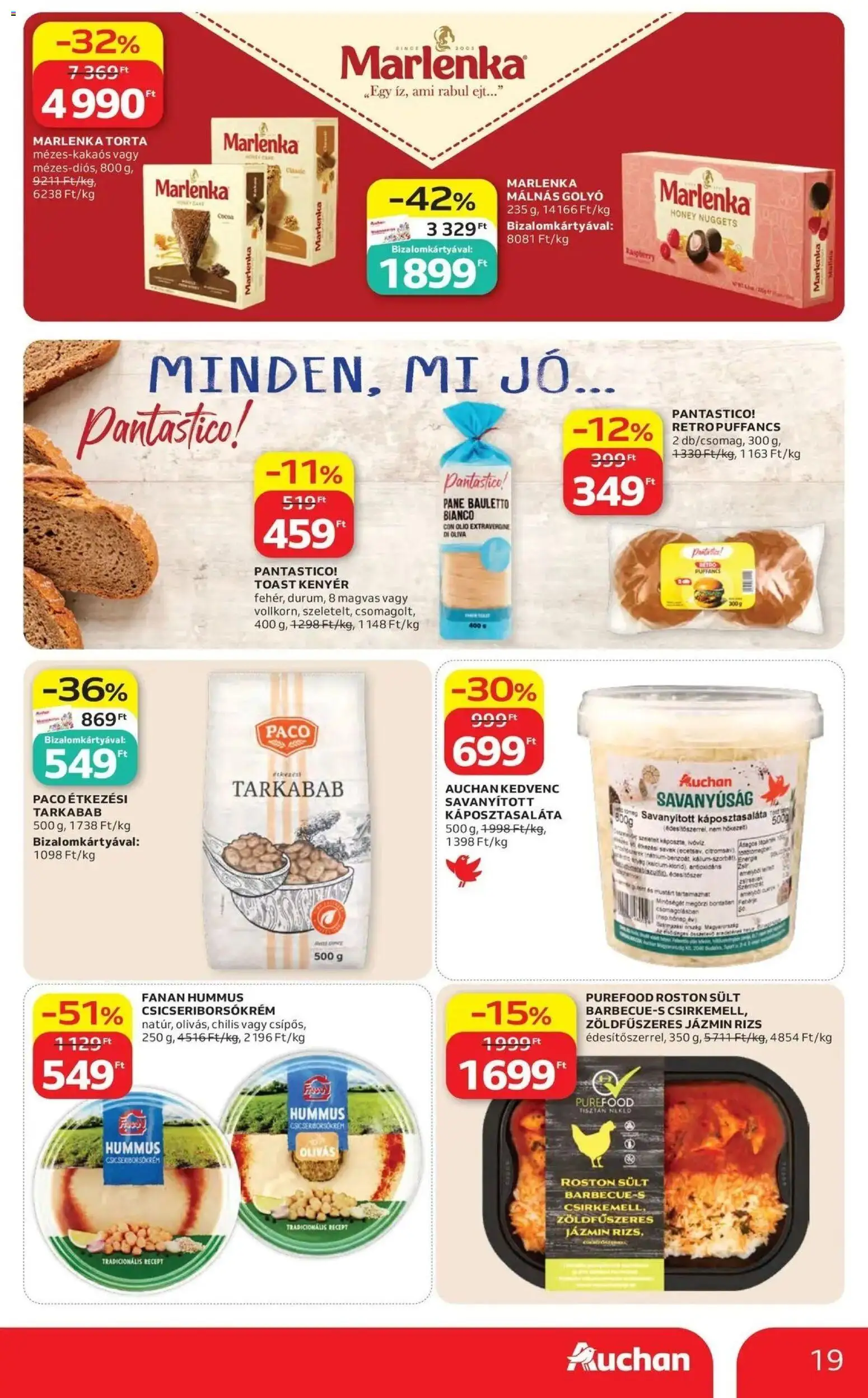 Auchan akciós ujság - amely érvényes a következő dátumtól: 30.04.2026 | Oldal: 19
