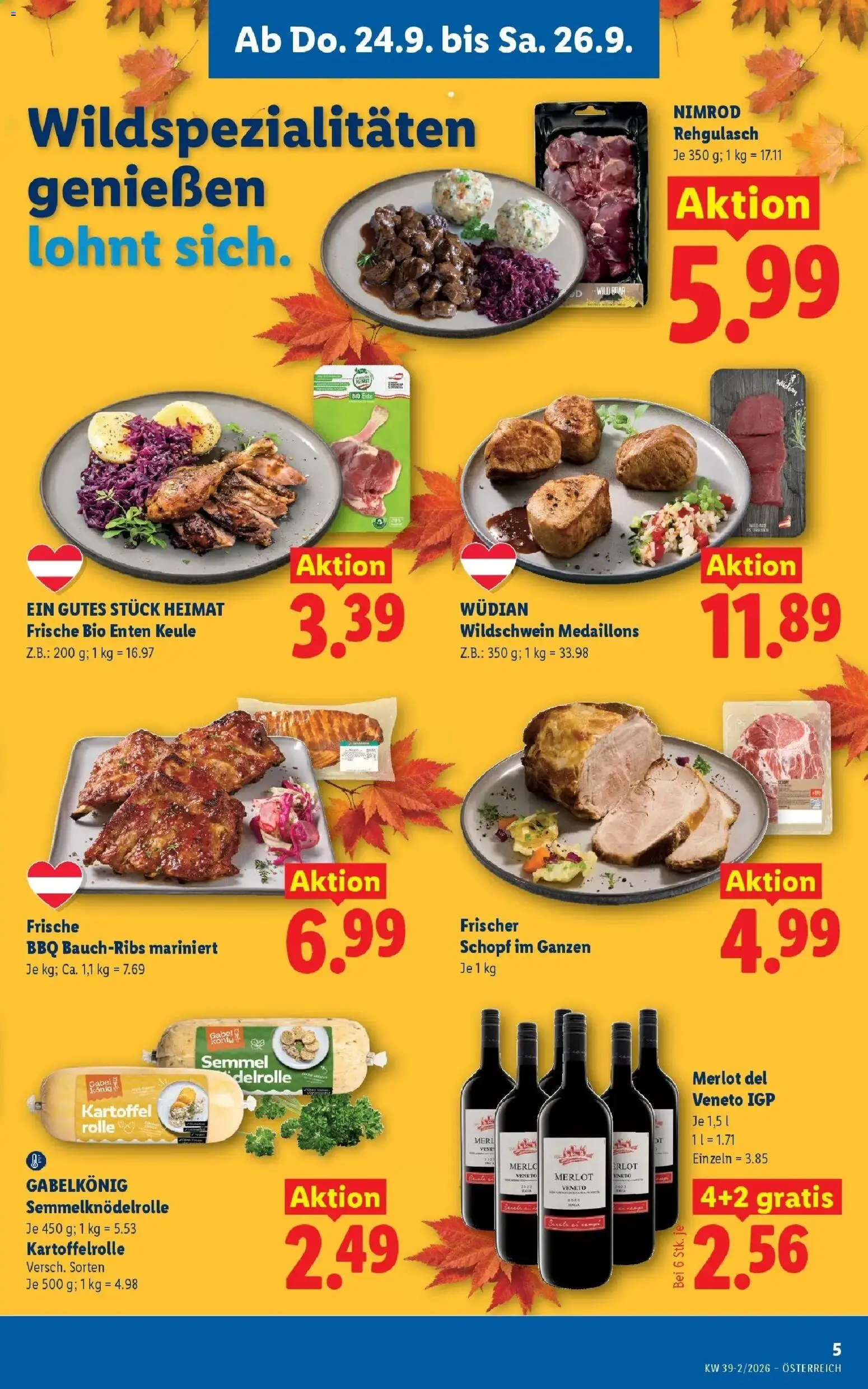 Lidl Flugblatt - Jenbach ab 24.09.2026 - Angebote ab donnerstag | Seite: 7