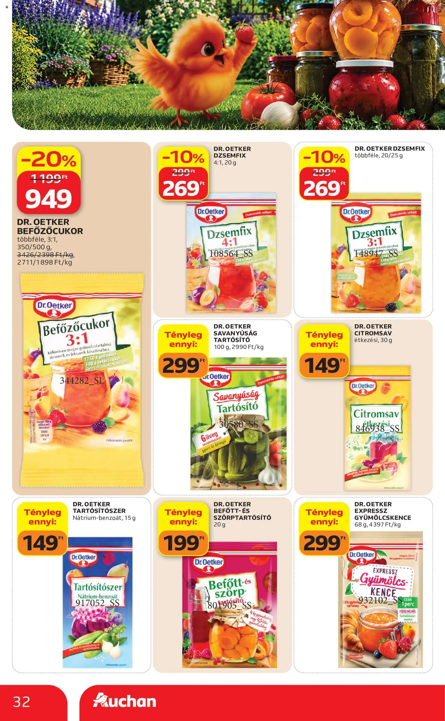 Auchan akciós ujság - amely érvényes a következő dátumtól: 2026.06.25. | Oldal: 32