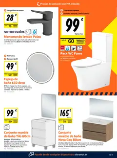 Vista previa Obramat folleto válido desde el 23/06/2026 | Página: 11 | Productos: Lavabo, Baño, Espejo