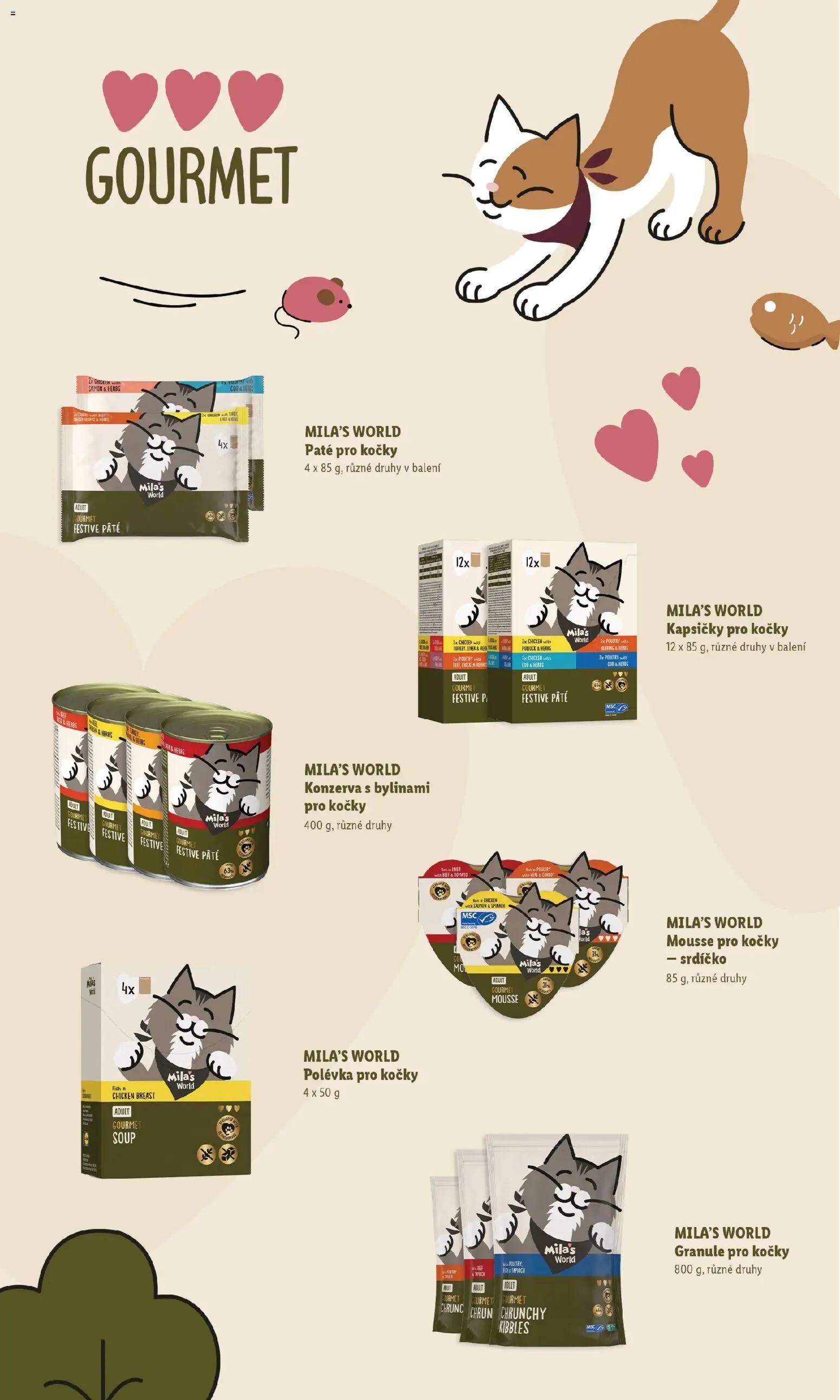 Lidl leták - Velká radost pro domácí mazlíčky od 12.10.2026 | Strana: 12 | Produkty: Gourmet, Granule, Kapsičky pro kočky, Kapsičky