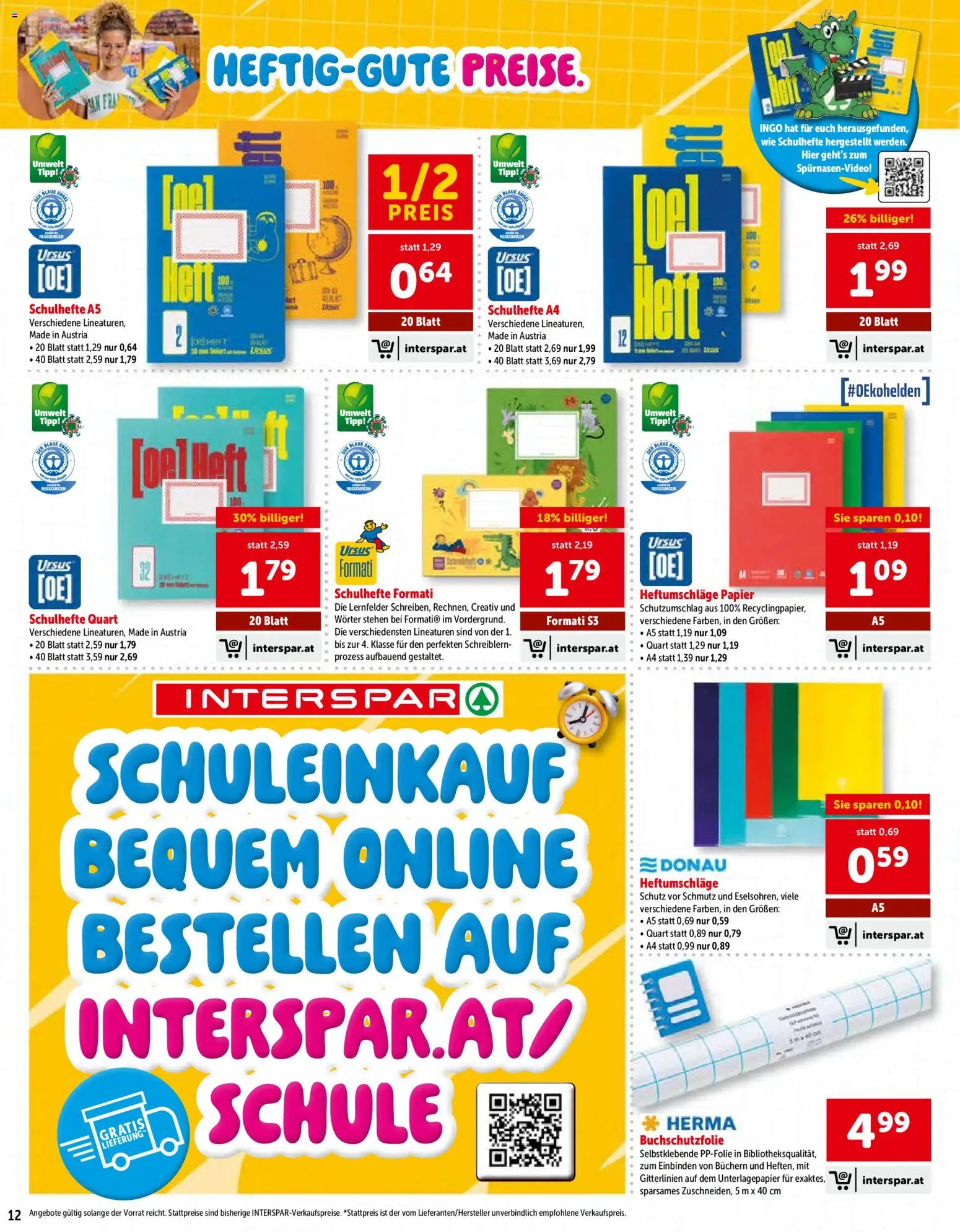 Interspar Flugblatt - Schule gültig ab 25.07.2026 | Seite: 12