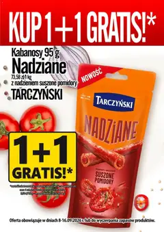 Pogląd oferty "Prim Market promocja - Kabanosy Nadziaki Tarczyński" - ważna od 08.09.2026