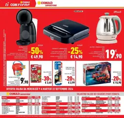 Anteprima del volantino COSTRUZIONI LEGO assortite, assortite valido a partire dal 09/09/2026 | Pagina: 20 | Prodotti: Crema, Macchina da caffe, Bollitore, LEGO