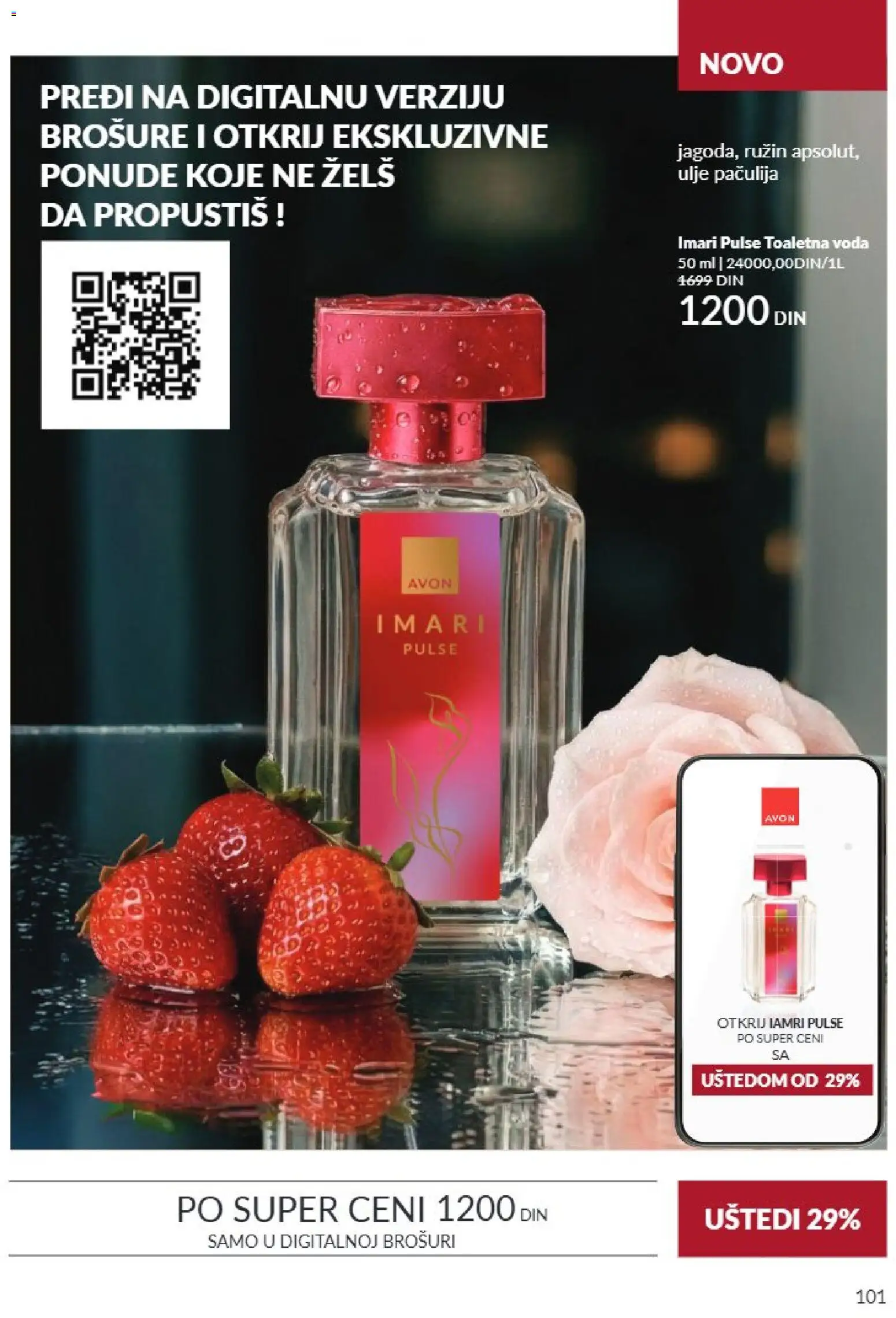 AVON katalog - važi od 01.09.2026 | Strana: 101 | Proizvode: Toaletna voda, Voda, Ulje