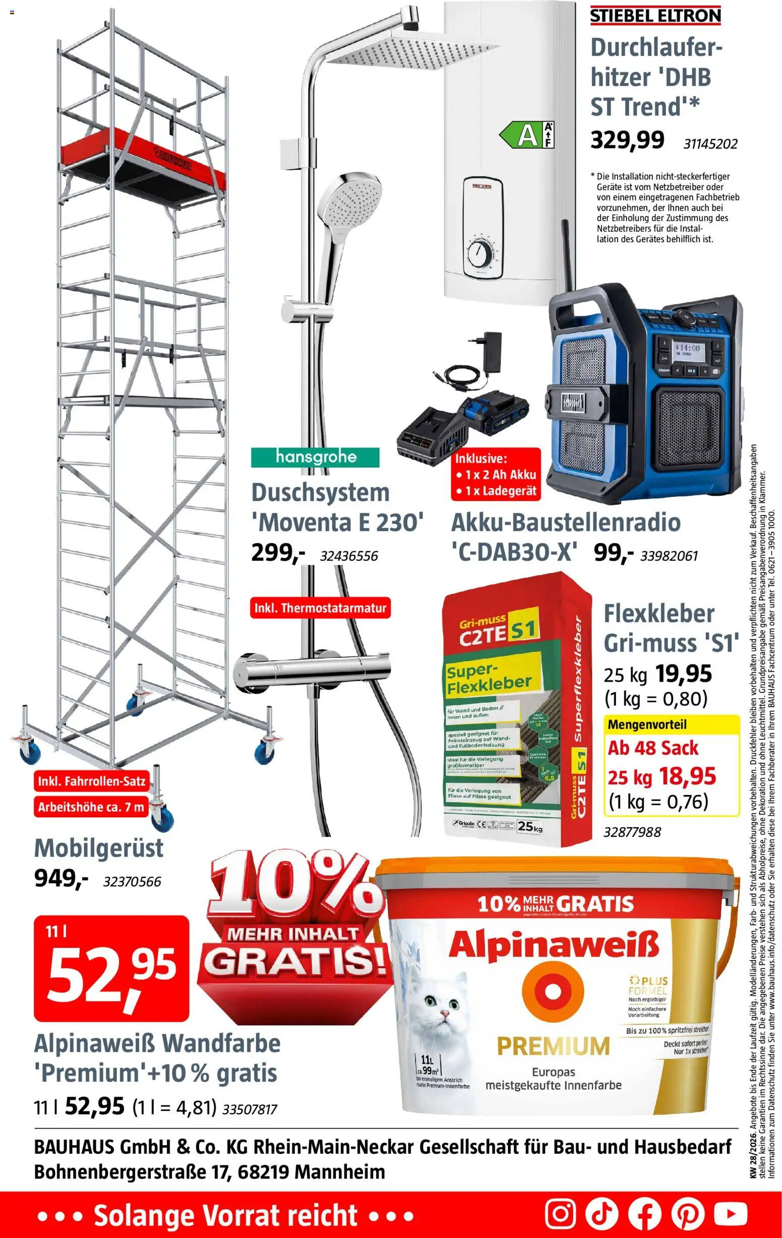 Bauhaus Prospekt – gültig ab 04.07.2026 | Seite: 13