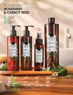 Preview of AVON - Offers valid from 01.05.2026 | Page: 201 | Products: Bath, Shower, Rosemary, Carrot