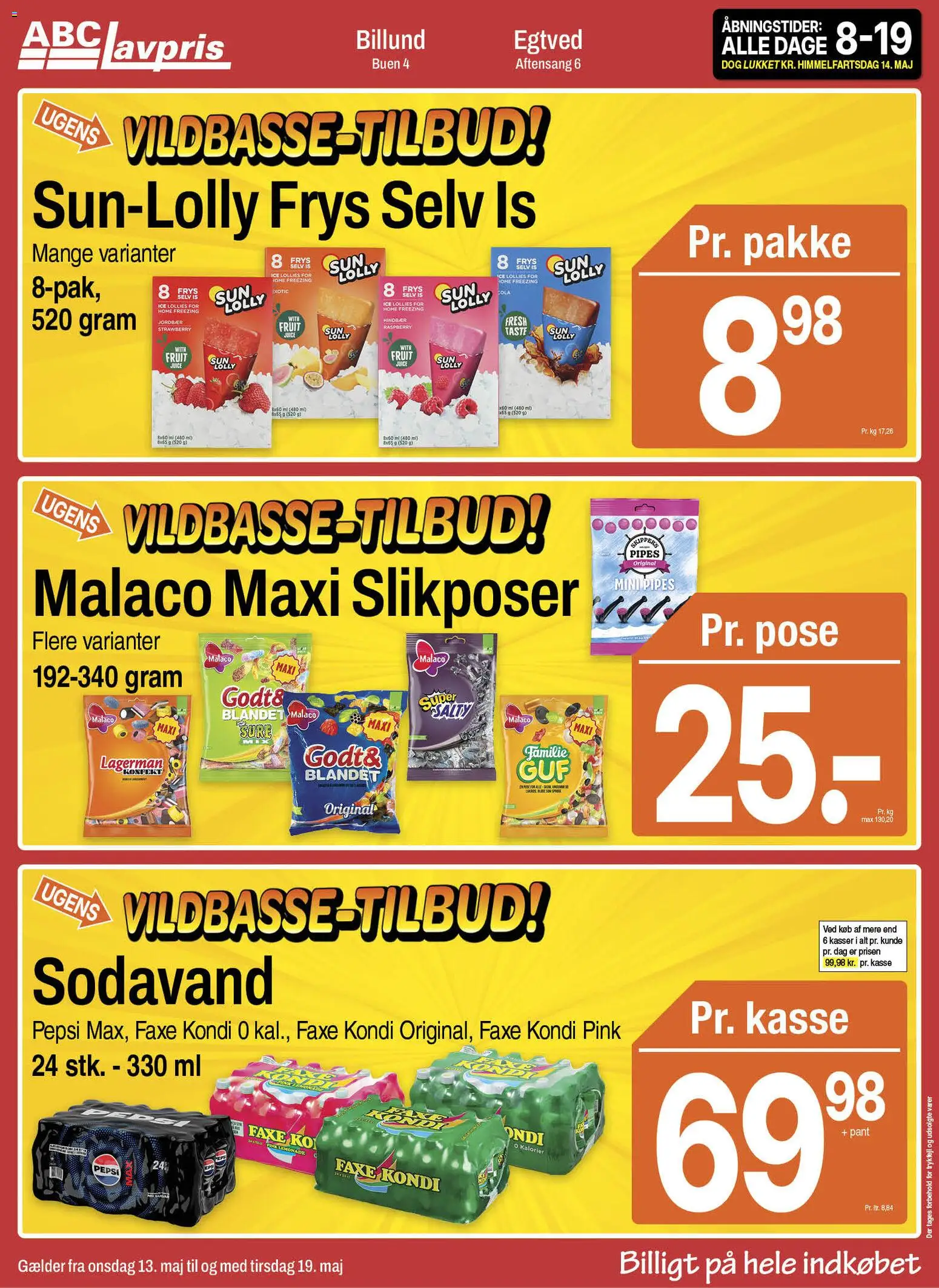 Abc Lavpris tilbudsavis – gyldig fra 13.05.2026 | Side: 1