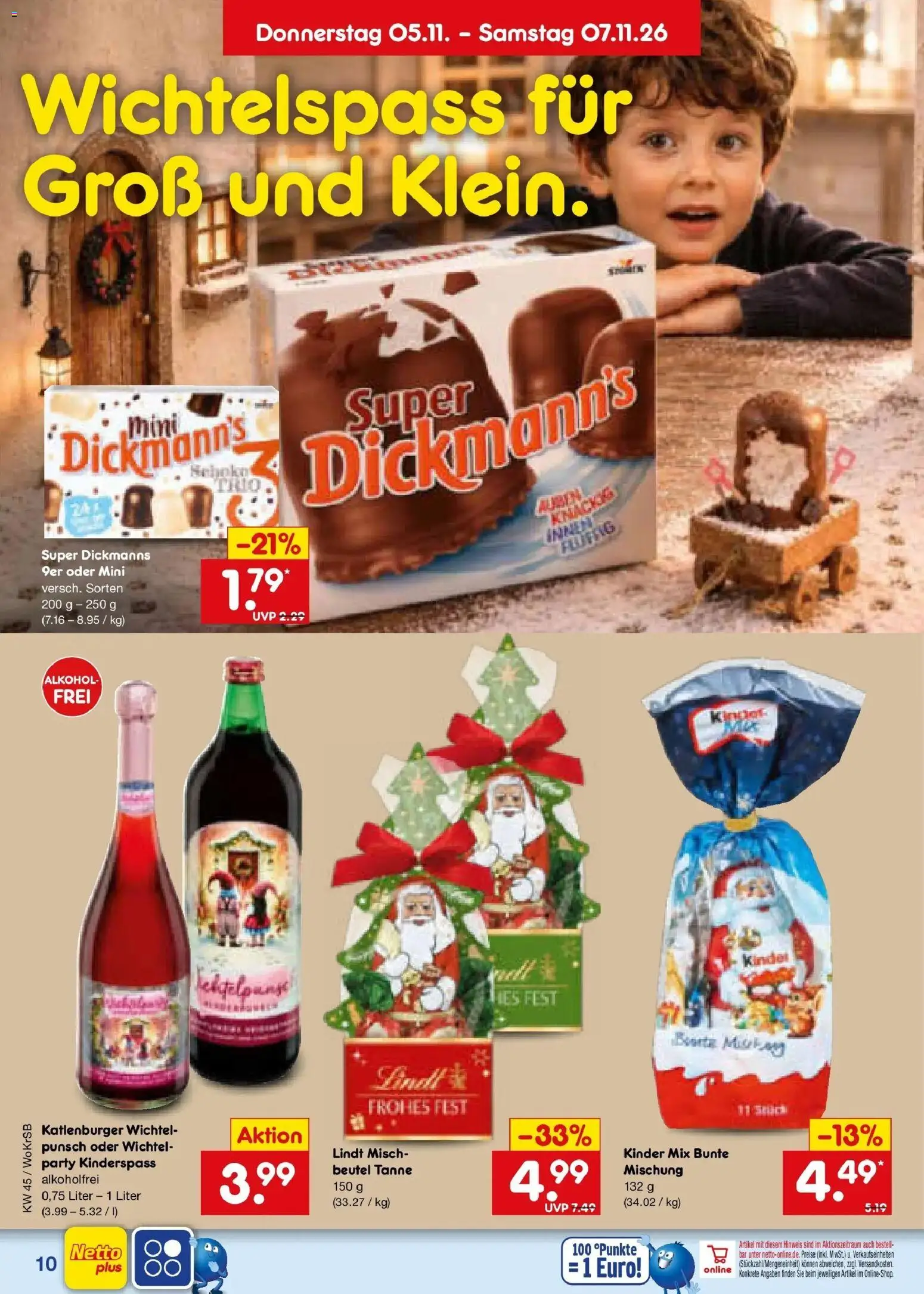 Netto Marken-Discount Prospekt Ludwigshafen-Edigheim – gültig ab 02.11.2026 | Seite: 46 | Produkte: Alkohol, Lindt