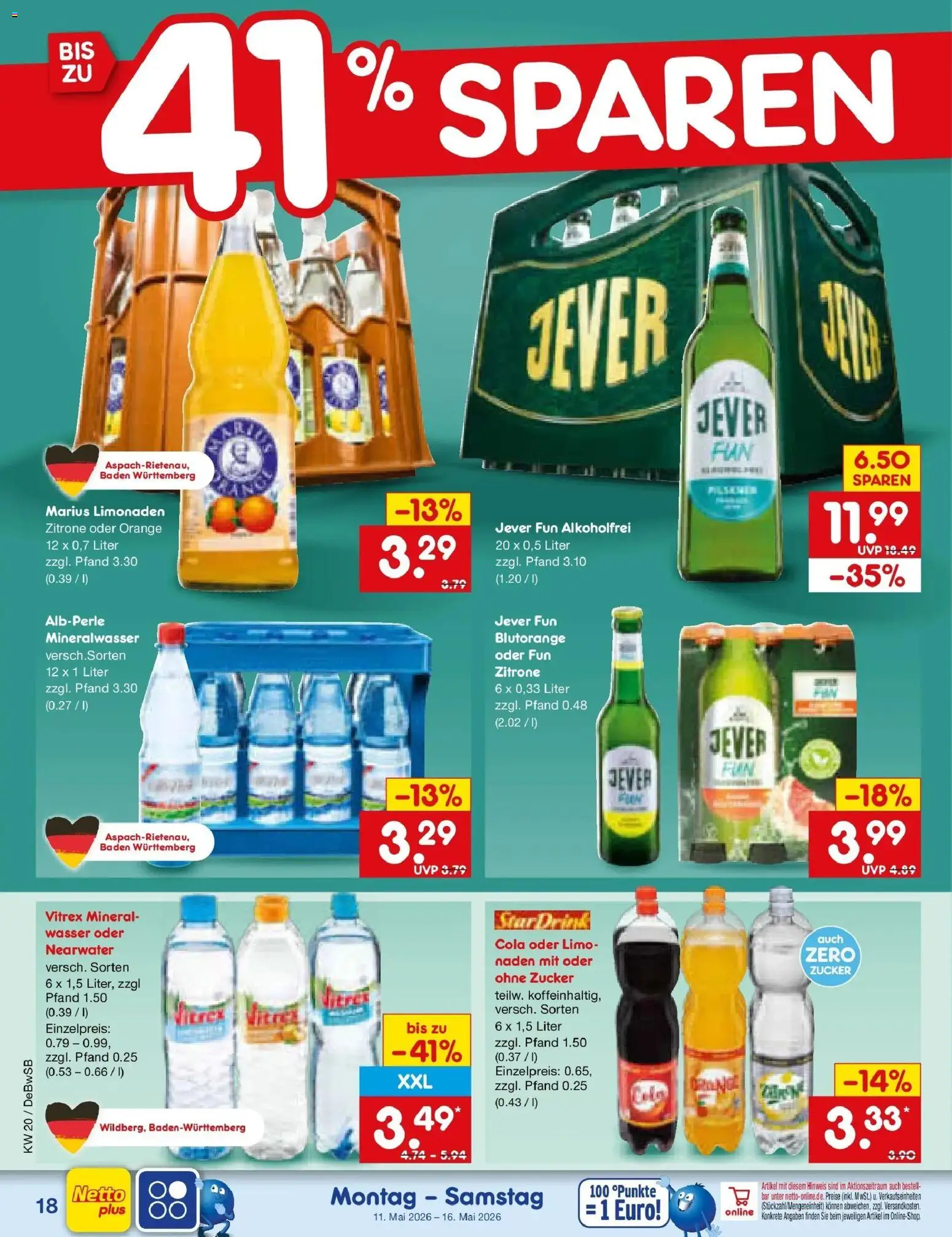 Netto Marken-Discount Prospekt Waiblingen-Bittenfeld	 (ab 10.05.2026) » Angebote | Seite: 25