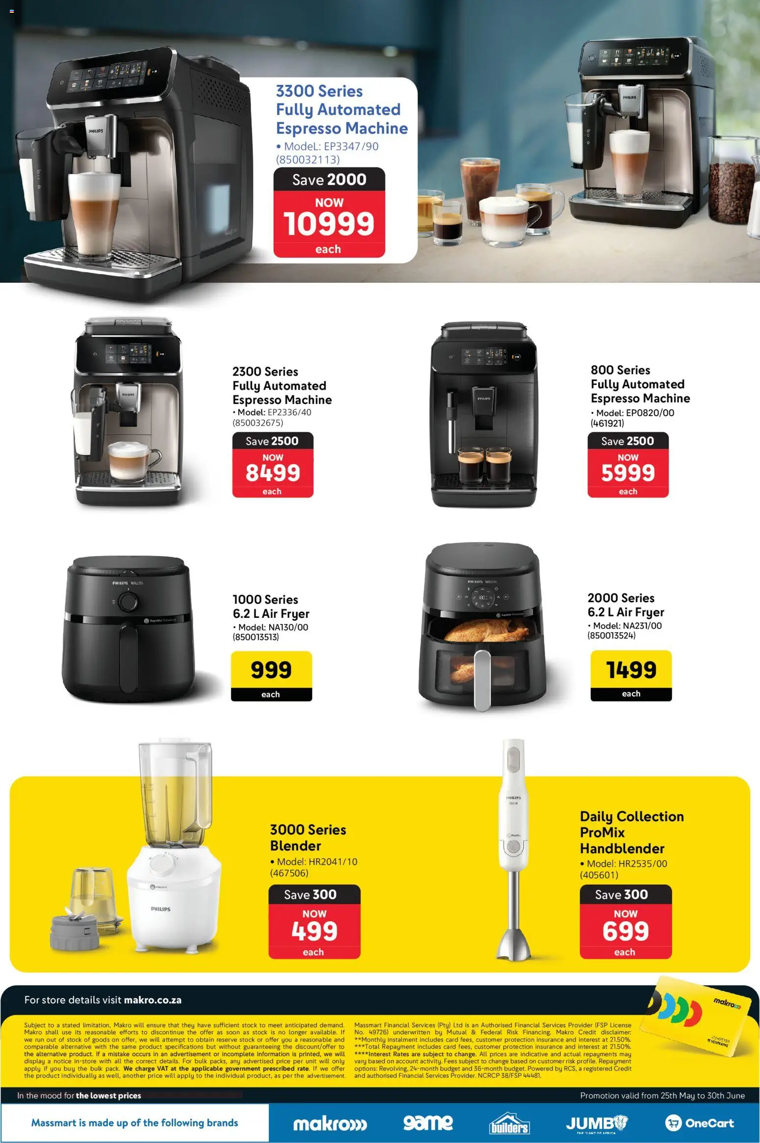 New Makro catalogue – valid from 25.05.2026 | Page: 2 | Products: Fryer, Blender, Air fryer, Stock