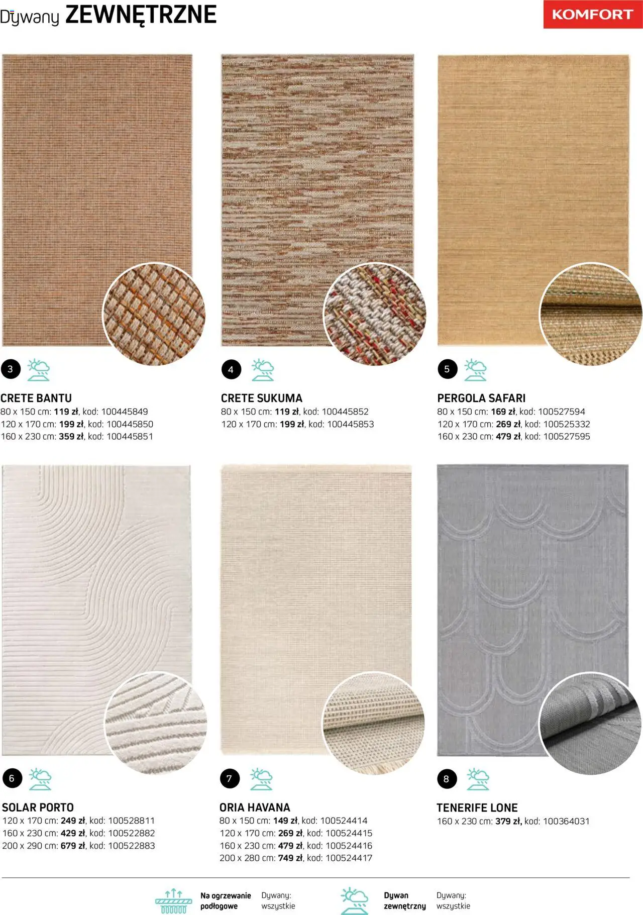 Komfort Gazetka - Katalog Dywanów od 15.10.2025 | Strona: 63 | Produkty: Dywan, Dywany