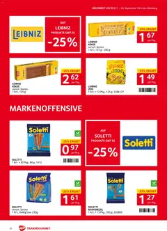 Transgourmet Flugblatt ab 20.09.2026 gültig | Seite: 20 | Produkte: Kekse, Vollmilch