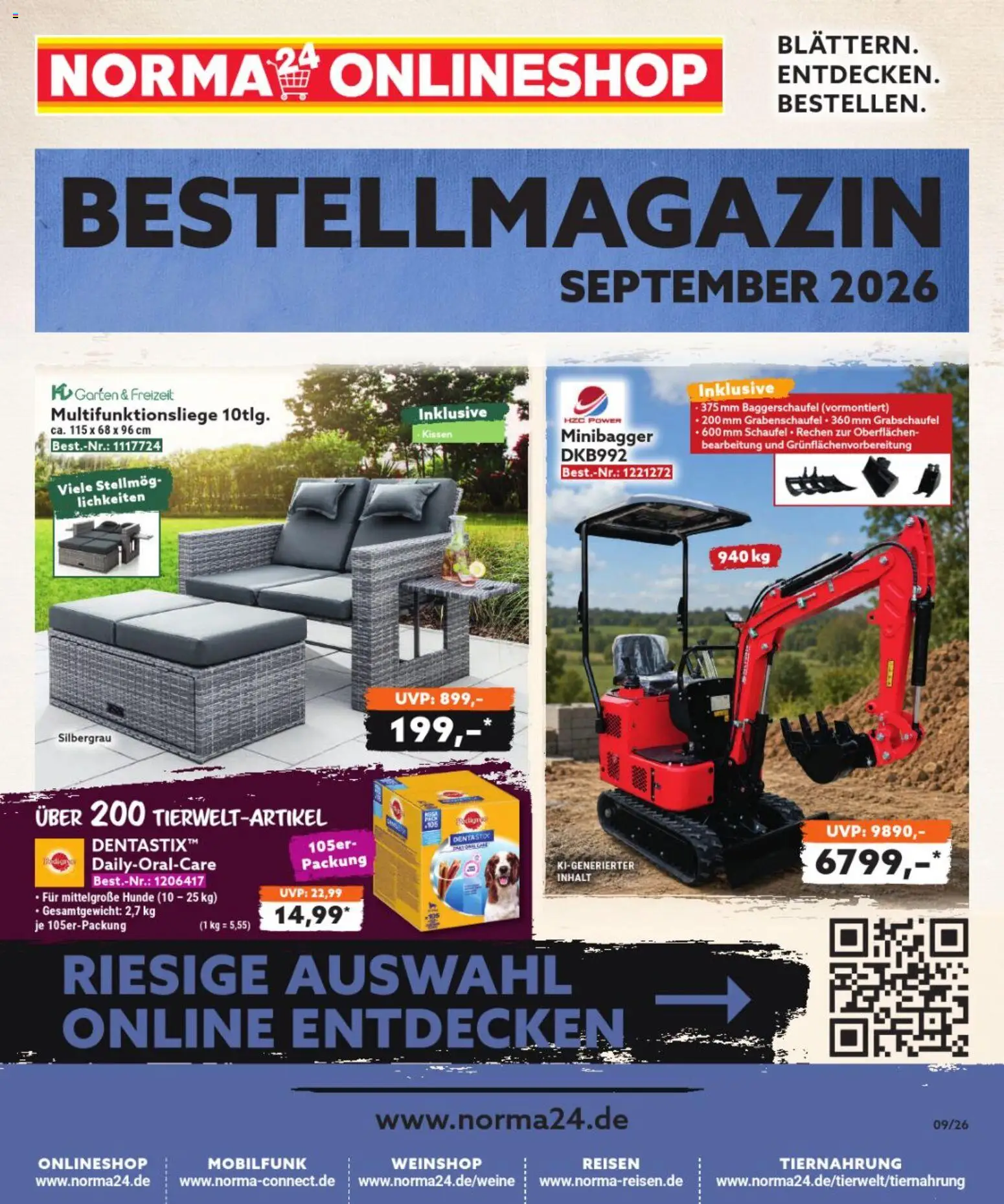 Norma Bestellmagazin September 2026 – gültig ab 01.09.2026 | Seite: 1