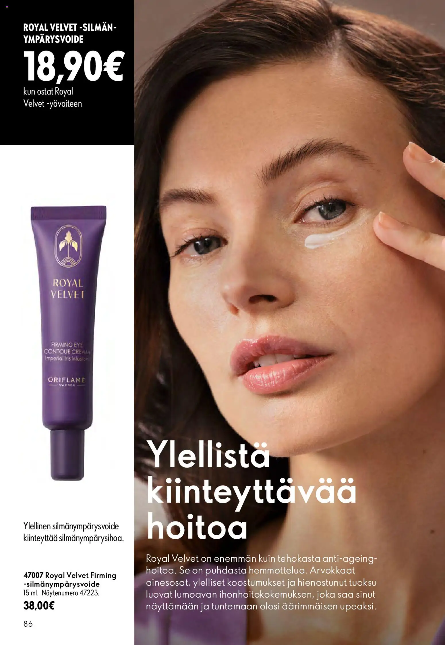 Oriflame tarjoukset – voimassa 26/08/2026 alkaen | Sivu: 86 | Tuotteet: Tuoksu, Silmänympärysvoide