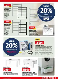 Bauhaus erbjudanden - Förhandsvisning av reklamblad från butik Bauhaus aktuell från 28/09/2026 | Sida: 11 | Produkter: Salsa, Låda, Wifi, Tvättmaskin
