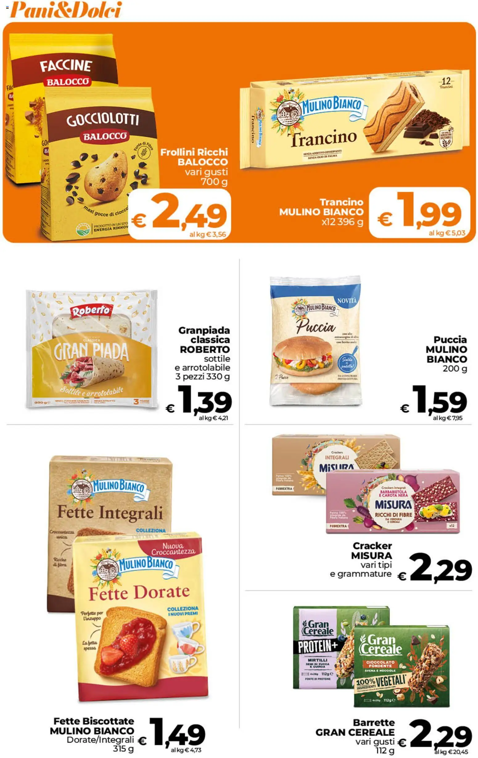 Volantino Ipercoop del 22/09/2026 | Pagina: 36 | Prodotti: Nocciole, Zucca, Cracker, Fette biscottate
