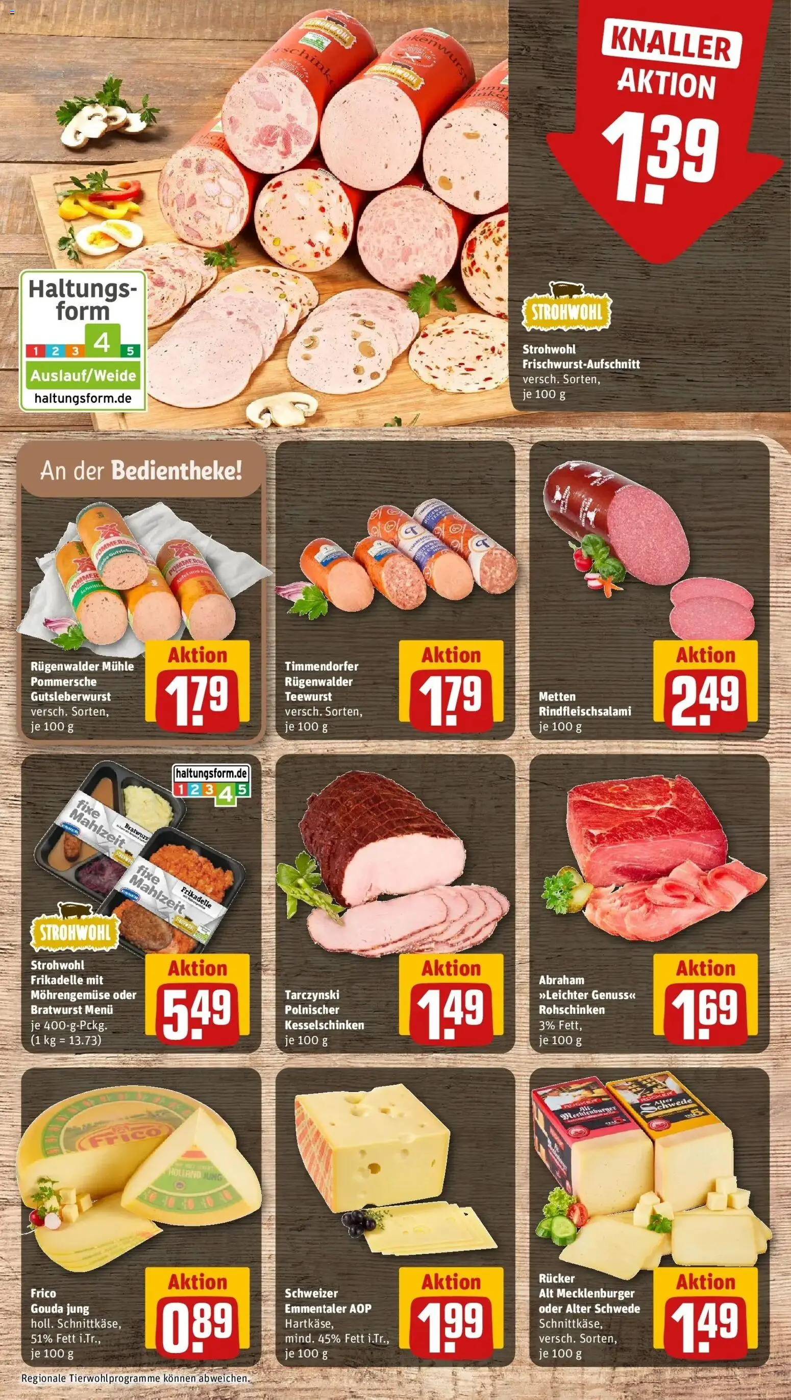REWE Prospekt ab 10.08.2026 zum Blättern » Angebote | Seite: 8 | Produkte: Mühle, Gouda, Bratwurst