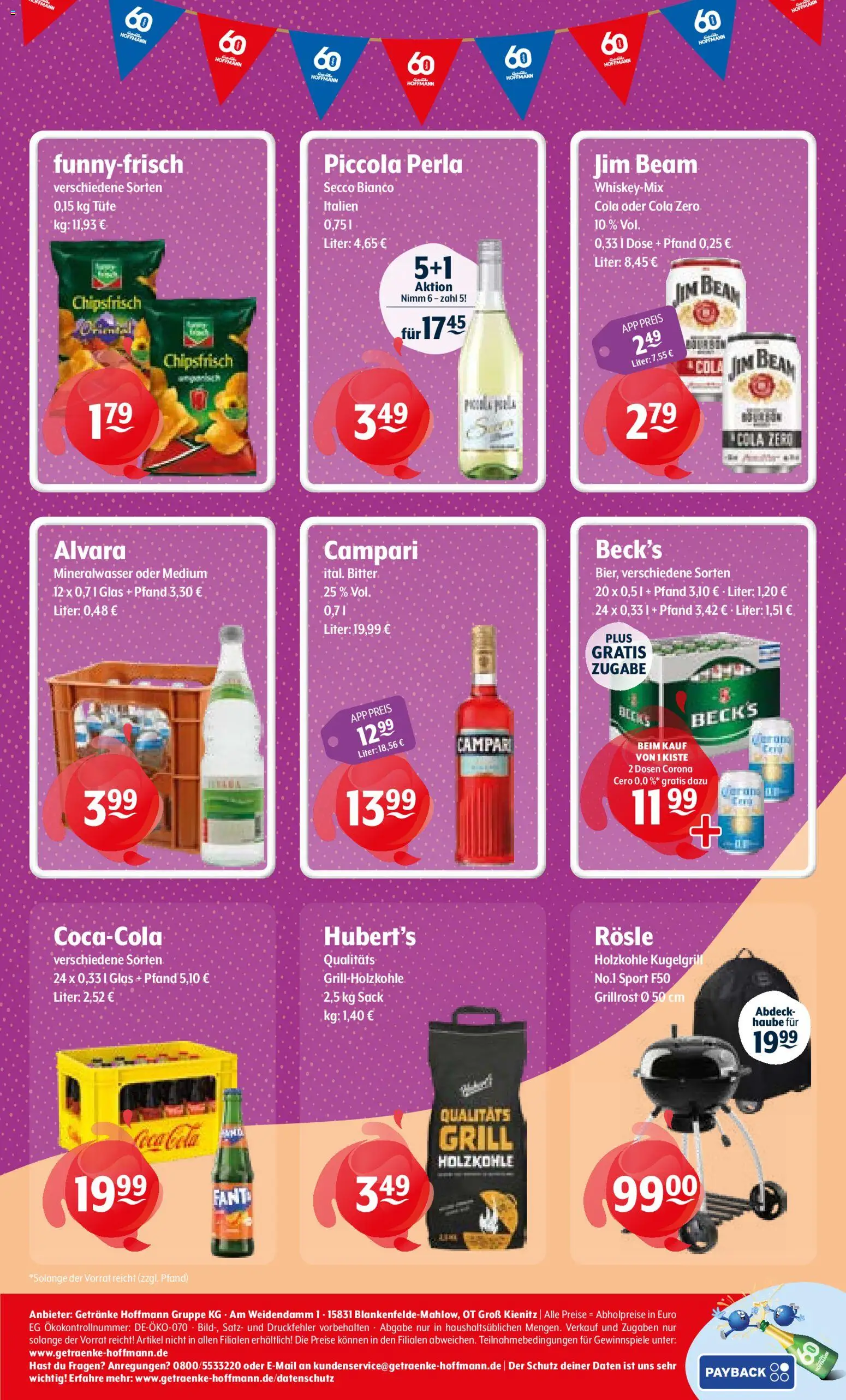 Trink und Spare Prospekt – gültig ab 26.05.2026 | Seite: 8 | Produkte: Grill, Jim beam, Cola, Mineralwasser