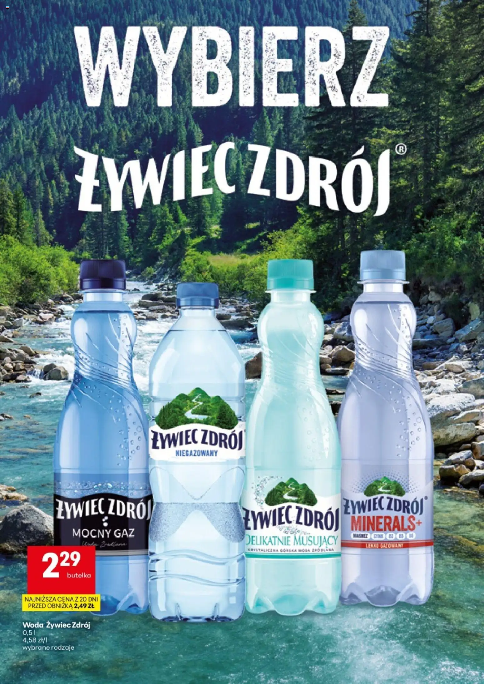 Delikatesy Centrum gazetka - Lato od 02.07.2026 | Strona: 8 | Produkty: Woda żywiec, Woda