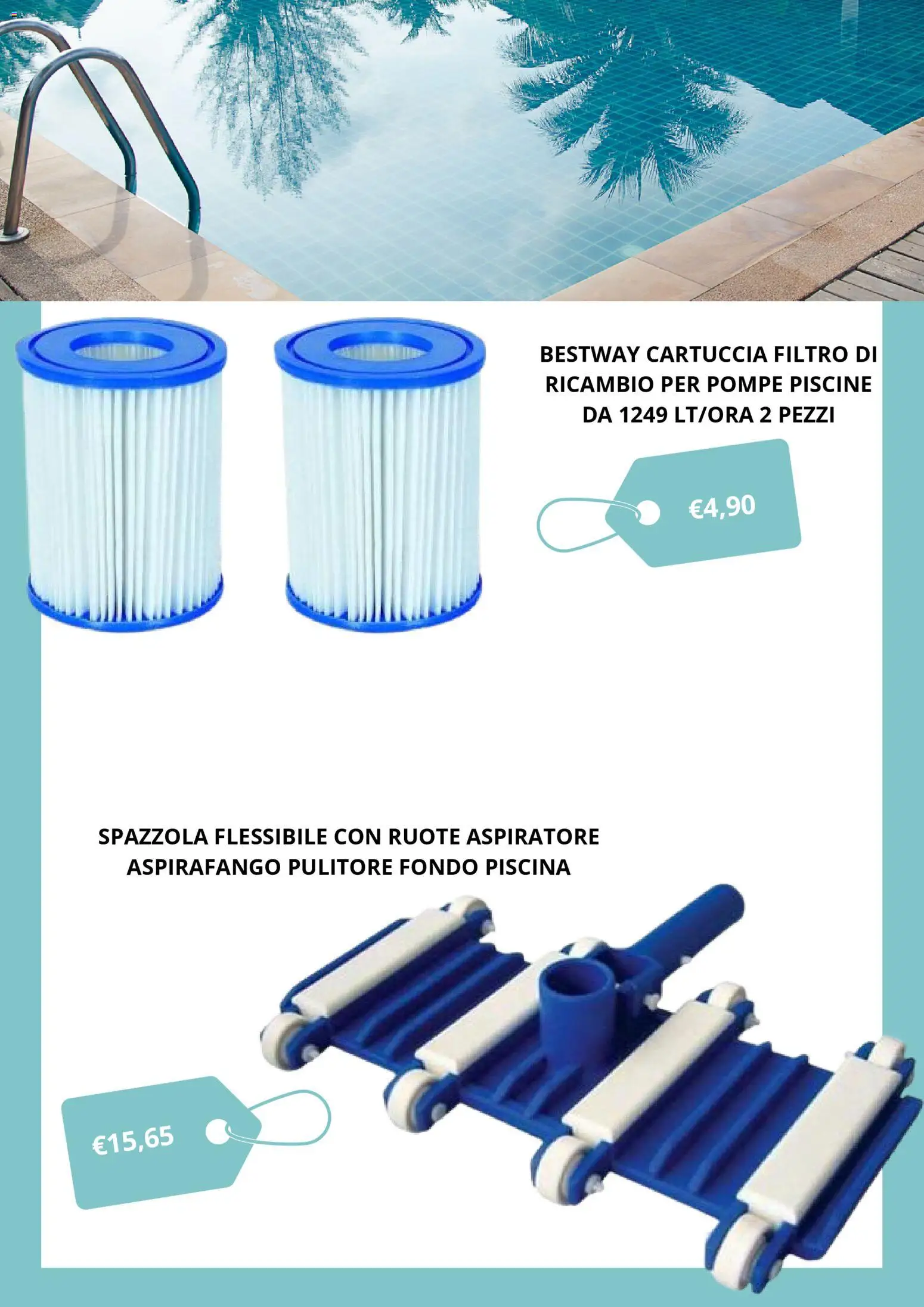 Volantino BricoSì del 05/07/2026 | Pagina: 2 | Prodotti: Spazzola, Piscina