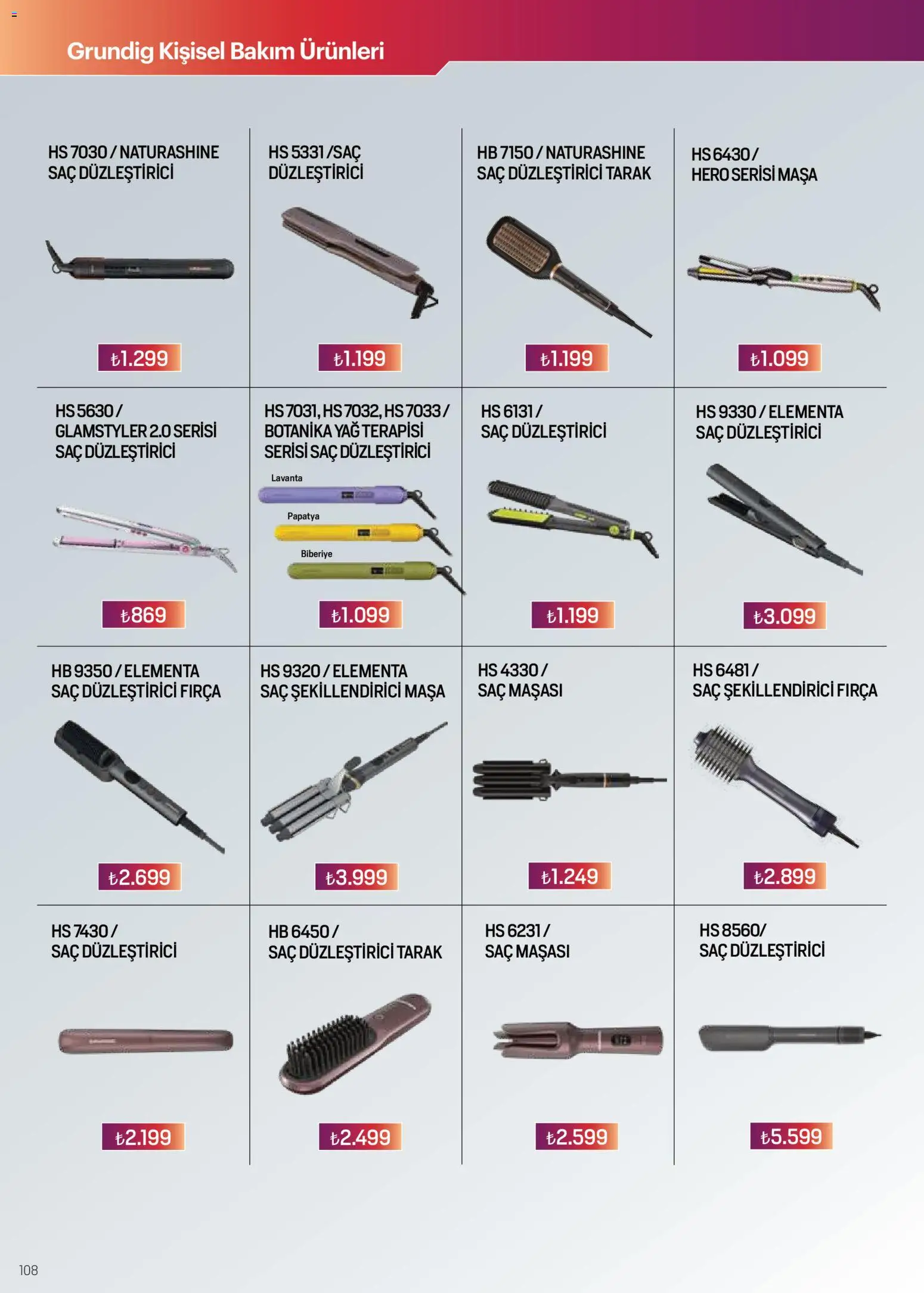 Arçelik Katalog - 16.05.2026 tarihinden itibaren geçerlidir | Sayfa: 107